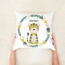 Load image into Gallery viewer, Tiger Personalised Cushion
