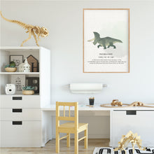 Load image into Gallery viewer, Triceratops Definition Print - Happy Joy Decor
