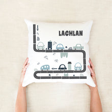 Load image into Gallery viewer, Boys Car Personalised Cushion
