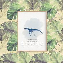 Load image into Gallery viewer, Velociraptor Definition Print - Happy Joy Decor
