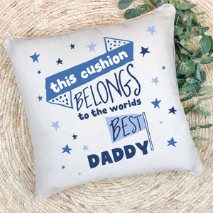 Best Daddy Personalised Cushion - Personalised Fathers Day Gifts - Happy Joy Decor